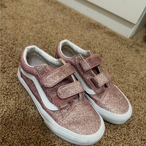 Vans Glittery Pink Kids Sneakers